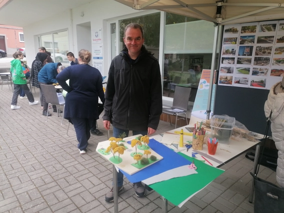 Ulrich Heidorn - Stolz auf das geschaffene Modell